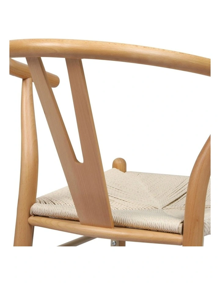 4x Hans Wegner Dining Chairs in Natural image 5