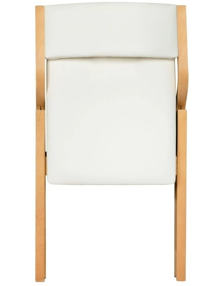 Foldable Leather Dining Chairs in Multi image 5