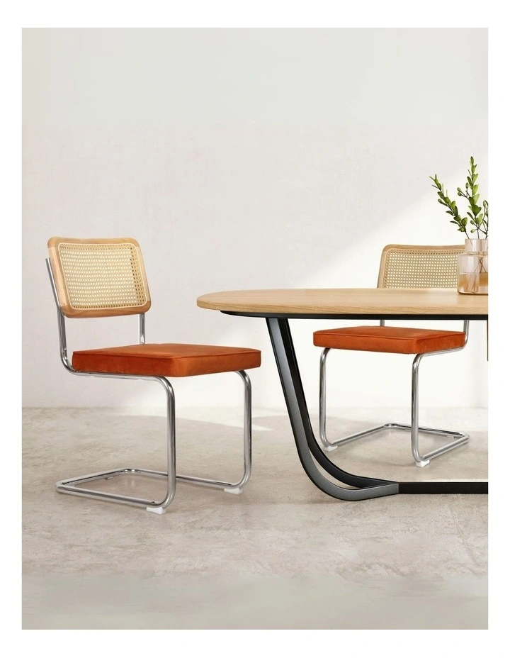 Rattan Dining Chairs in Brown image 7