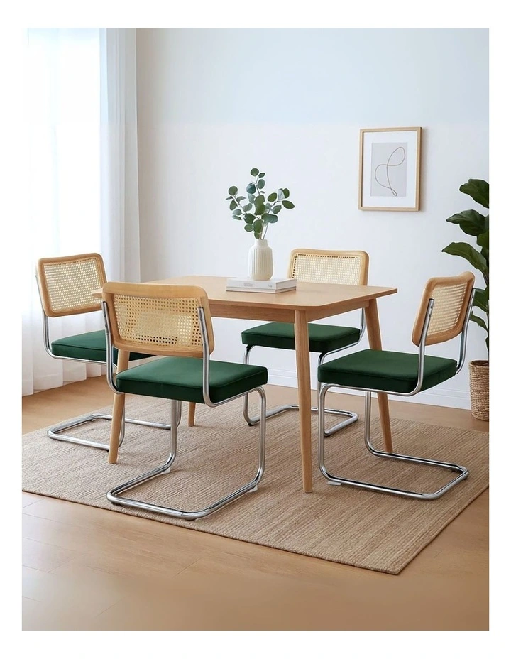 Rattan Cesca Dining Chairs in Multi image 2