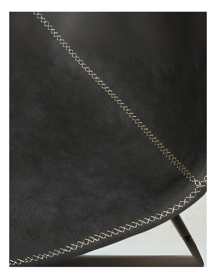 Retro Padded Dining Chair in Grey image 5