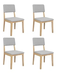 Solid Wood Lounge Seat Dining Chair in Multi