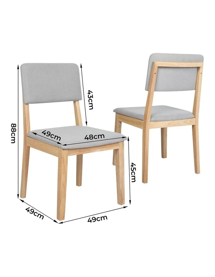 Solid Wood Lounge Seat Dining Chair in Multi image 3