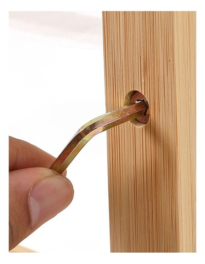 Wooden Organizer Shelf Stand in Brown image 4