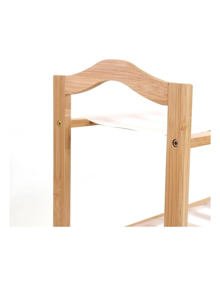 Wooden Organizer Shelf Stand in Brown image 5