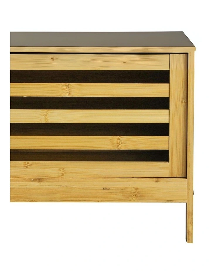 Bamboo Shoe Storage Organizer in Brown image 4