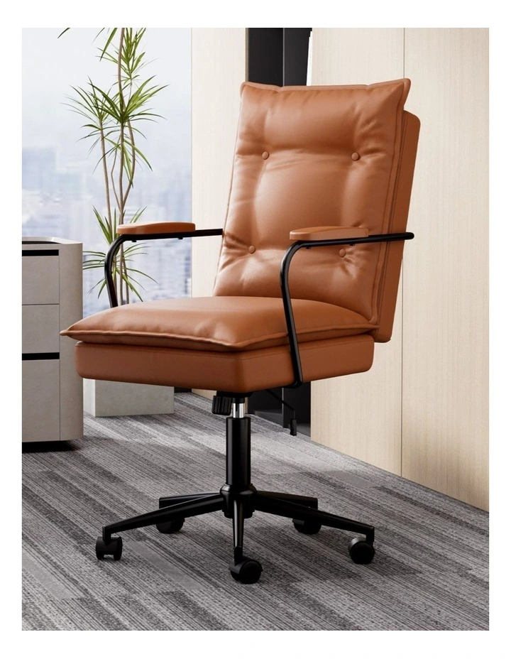 Ergonomic Office Chair in Brown image 2
