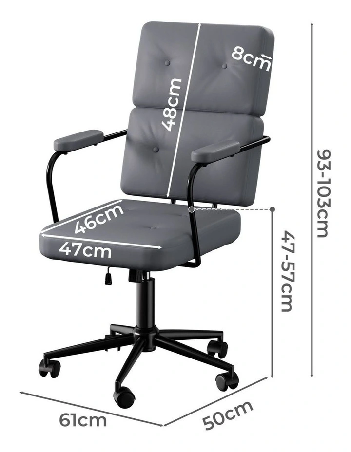 Ergonomic Executive Gaming Chair in Grey image 3
