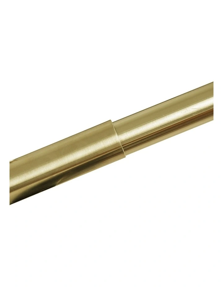 Roman Quiet Rail Pole Pommel And Curtain Rod Set in Multi image 6