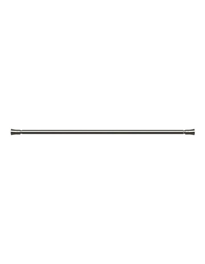Nickel Curtain Rod And Quiet Rail Pole Pommel Set in Silver image 5