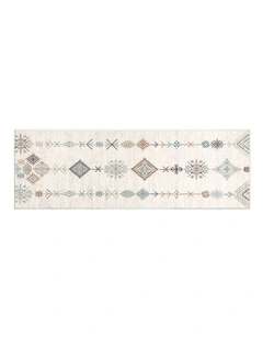 Hallway Runner Washable Soft Plush Carpet 180X60cm in Beige