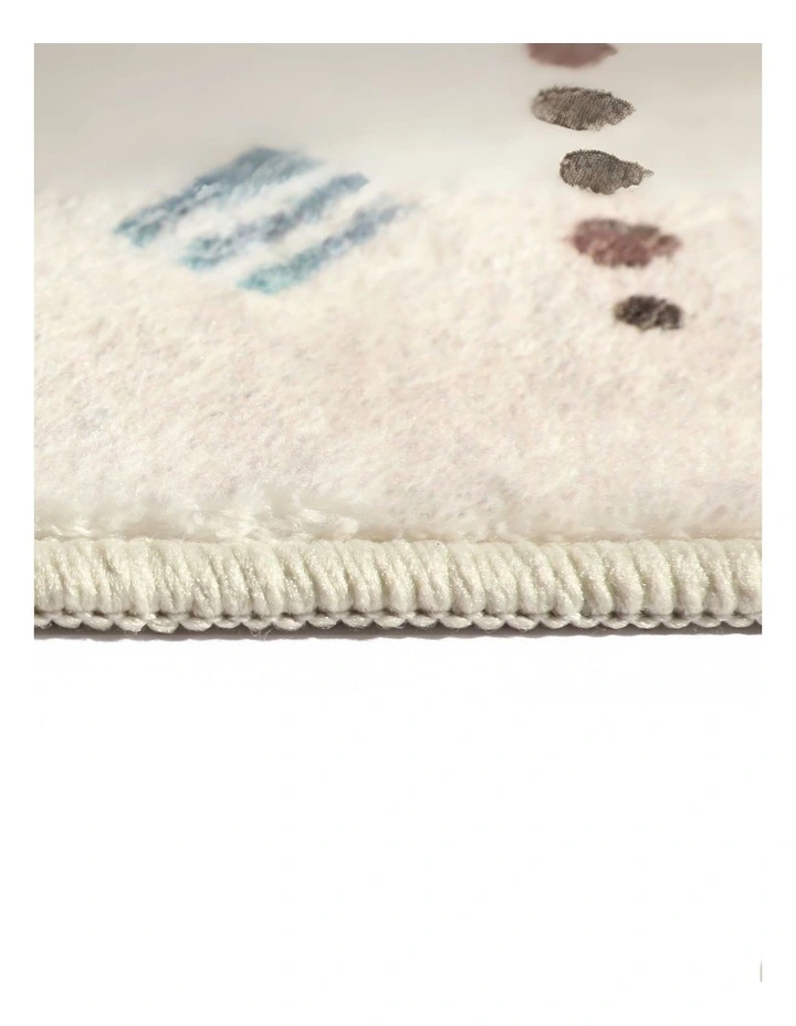 Hallway Runner Washable Soft Plush Carpet 180X60cm in Beige image 4