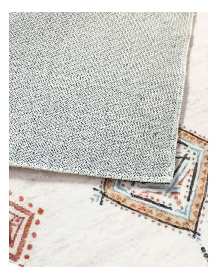 Hallway Runner Washable Soft Plush Carpet 180X60cm in Beige image 5