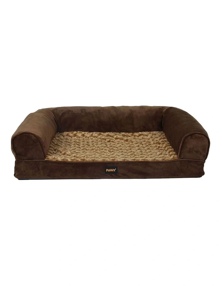 Pet Sofa Bedding With Cushion Pillow in Brown image 1