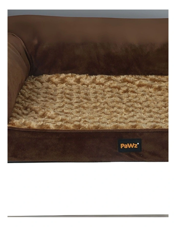 Pet Sofa Bedding With Cushion Pillow in Brown image 6