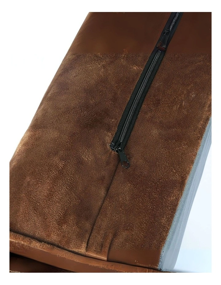 Pet Bed Mattress Cushion Pillow in Brown image 5