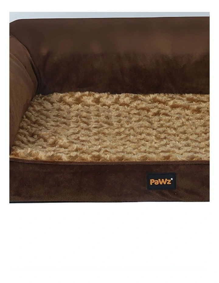 Pet Bed Mattress Cushion Pillow in Brown image 6