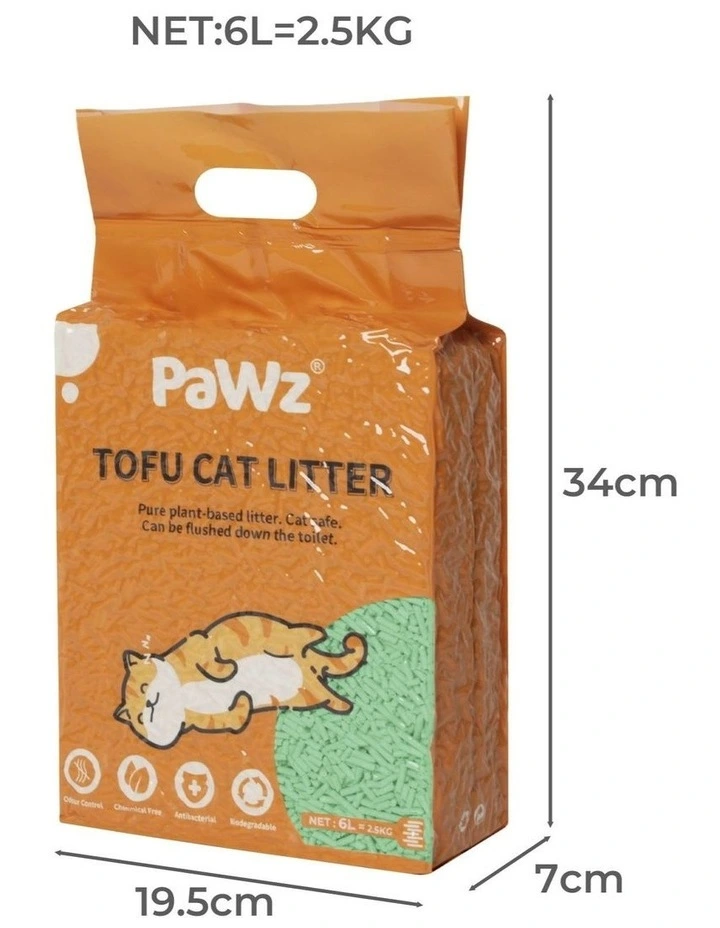 Tofu Clumping Flushable Fast Super Absorben Green Tea image 3