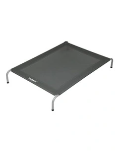 Elevated Trampoline Pet Bed in Grey