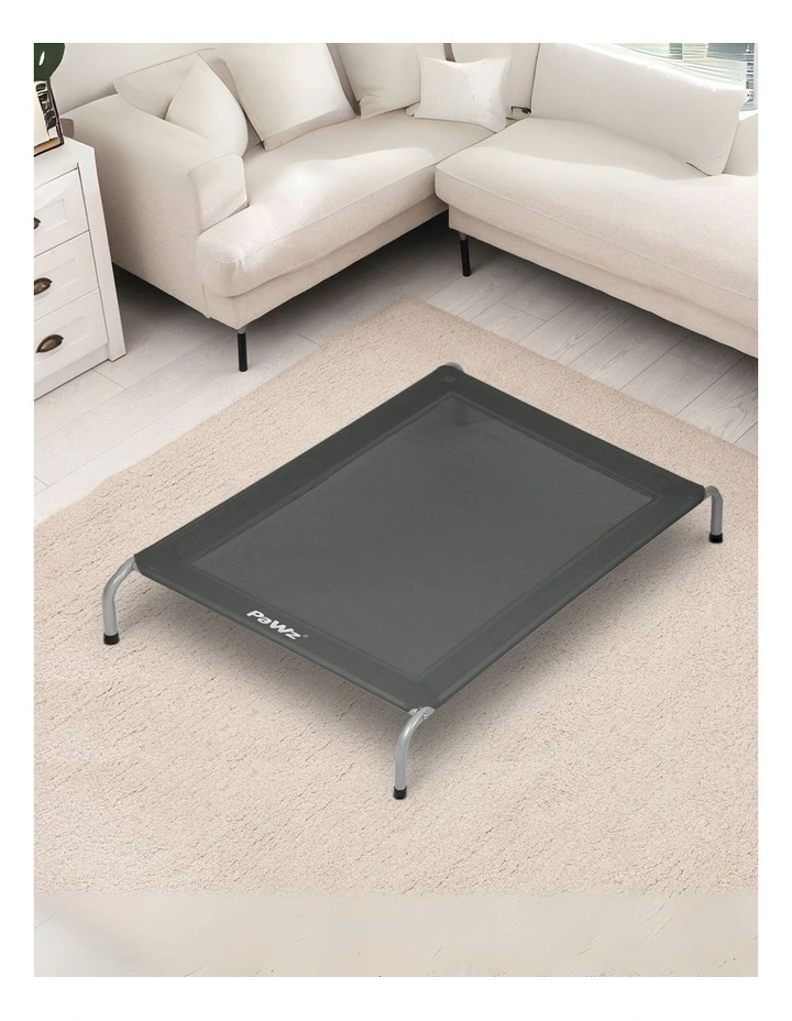 Elevated Trampoline Pet Bed in Grey image 2