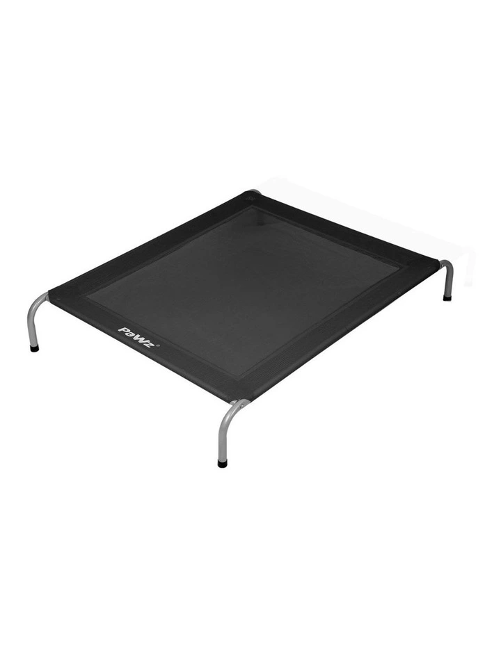 Elevated Trampoline Pet Bed in Black image 1
