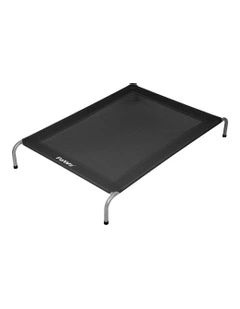 Elevated Trampoline Pet Bed in Black