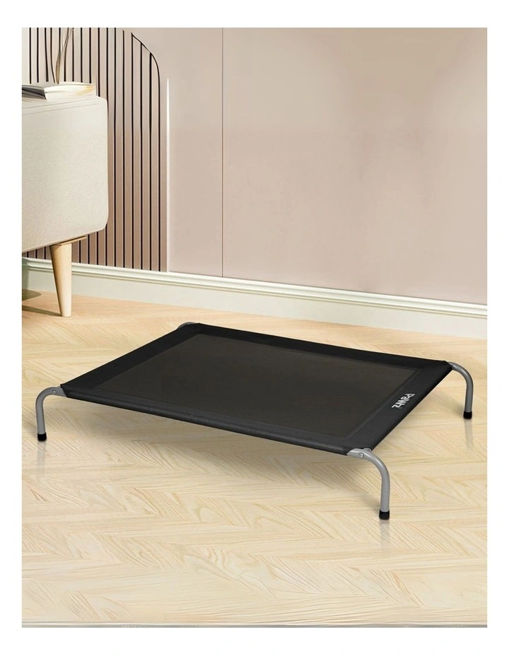 Elevated Trampoline Pet Bed in Black image 7