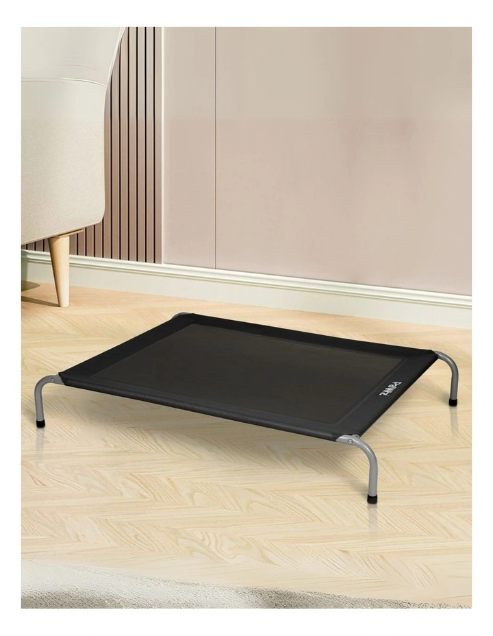 Elevated Trampoline Pet Bed in Black image 7