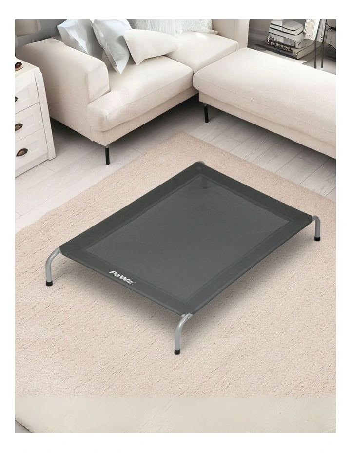 Elevated Trampoline Pet Bed in Grey image 2