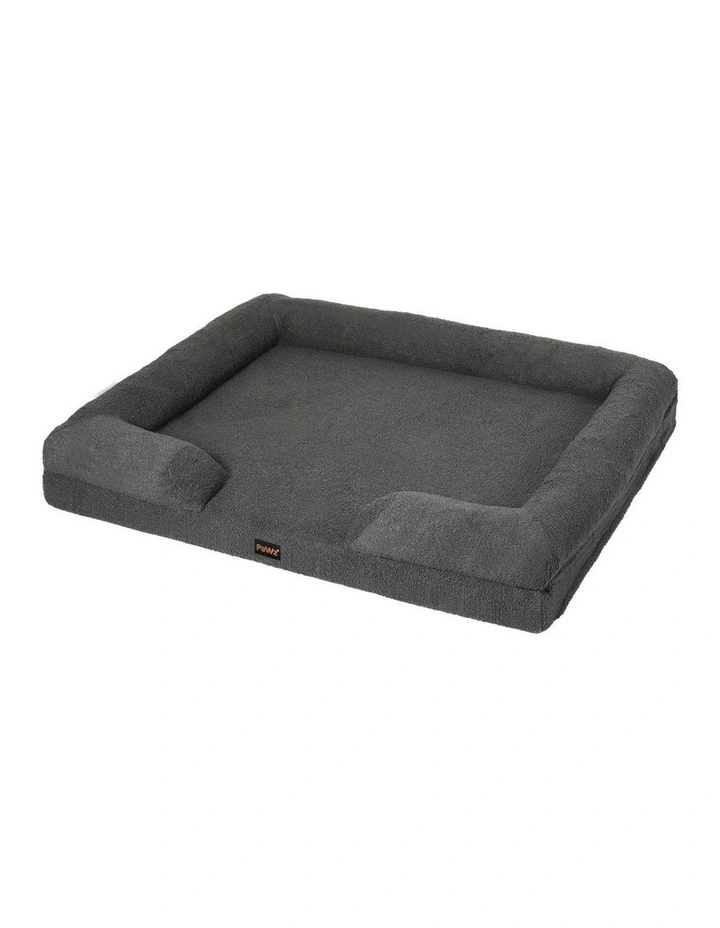 Memory Foam Pet Sofa Bed in Grey image 1