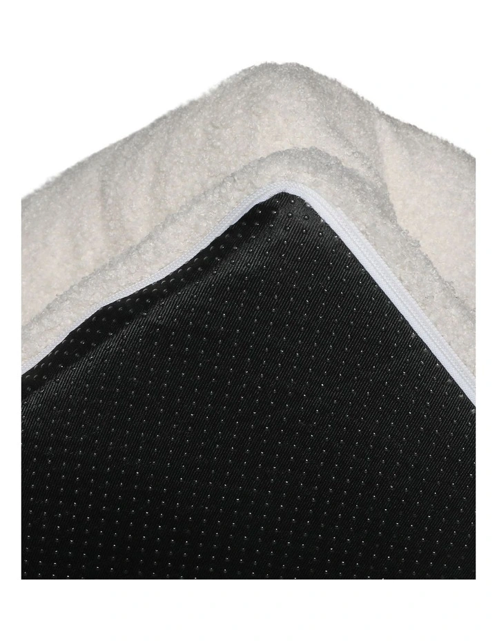 Memory Foam Pet Sofa Bed Cushion in White image 6
