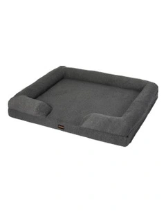 Memory Foam Pet Sofa Bed in Grey