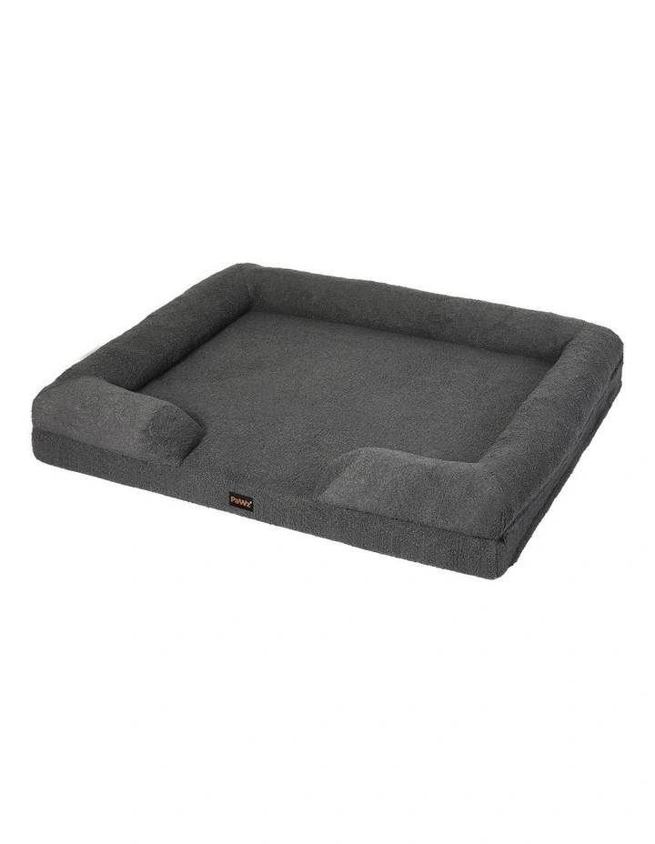Memory Foam Pet Sofa Bed in Grey image 1