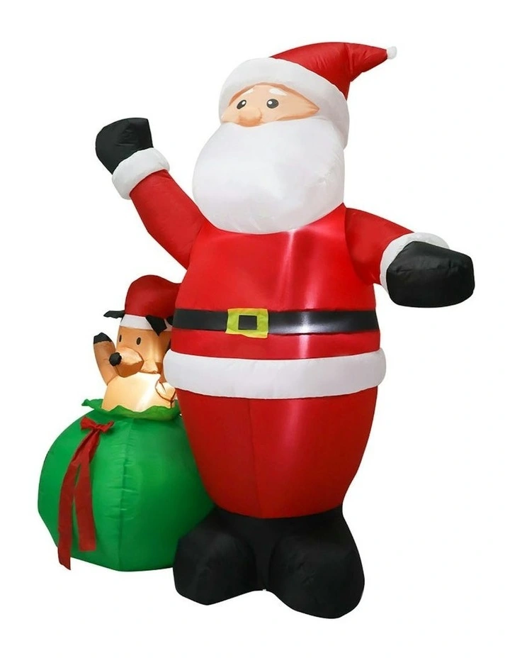 Christmas Inflatable Outdoor Santa Claus in Multi image 2
