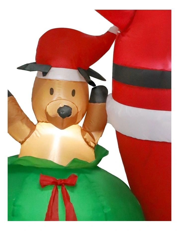 Christmas Inflatable Outdoor Santa Claus in Multi image 5