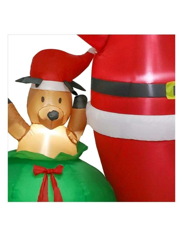 Christmas Inflatable Outdoor Santa Claus in Multi image 6