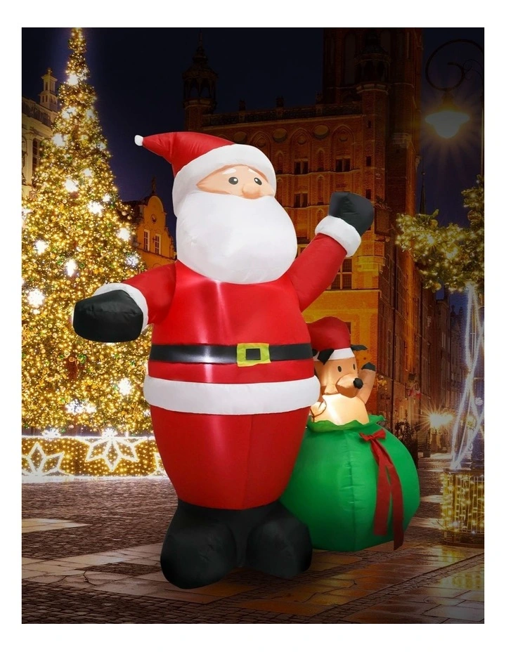 Christmas Inflatable Outdoor Santa Claus in Multi image 6
