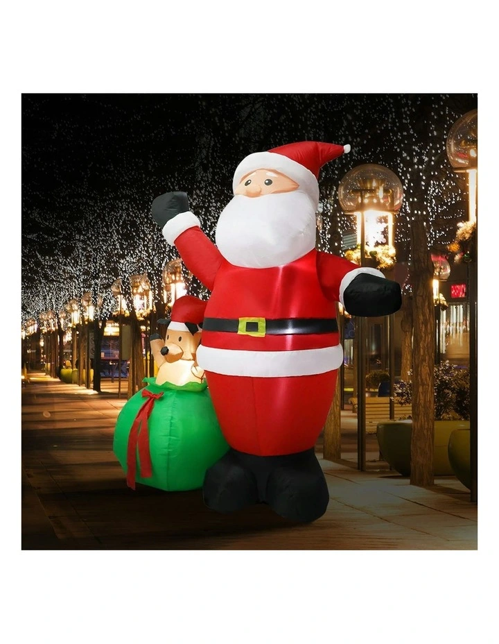 Christmas Inflatable Outdoor Santa Claus in Multi image 7