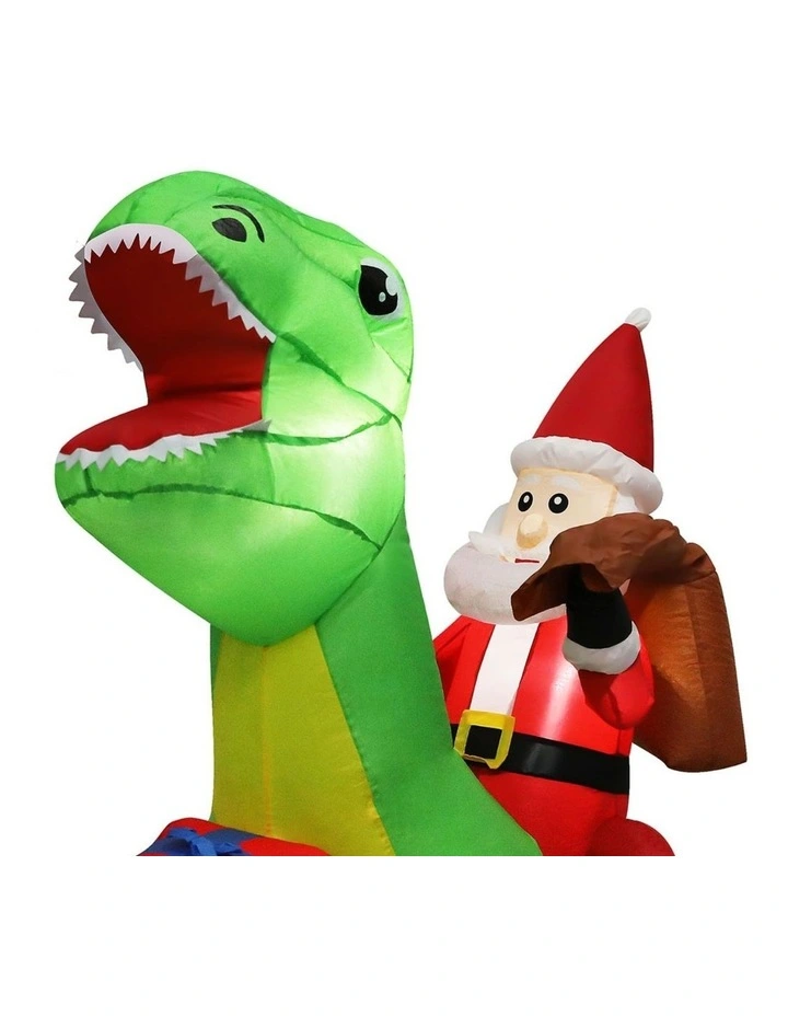 Christmas Inflatables Outdoor Santa Claus Lights in Multi image 3