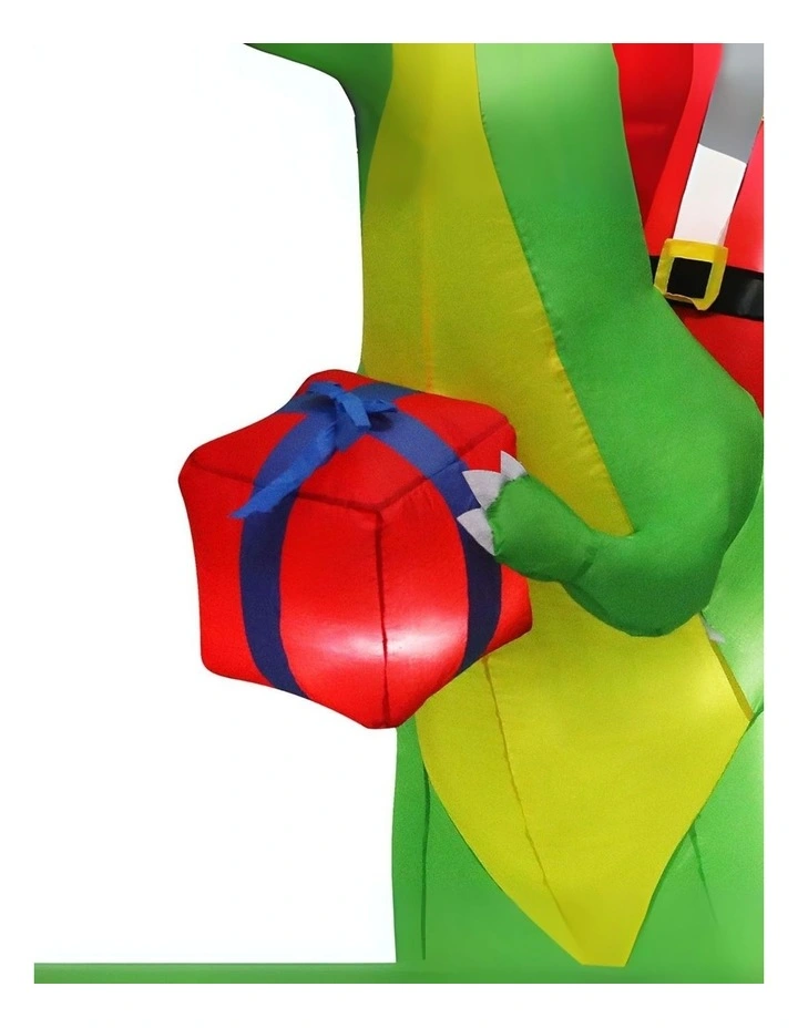 Christmas Inflatables Outdoor Santa Claus Lights in Multi image 4