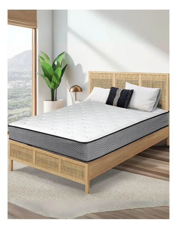 Pocket Bed Top Spring Mattress 23cm in White image 7