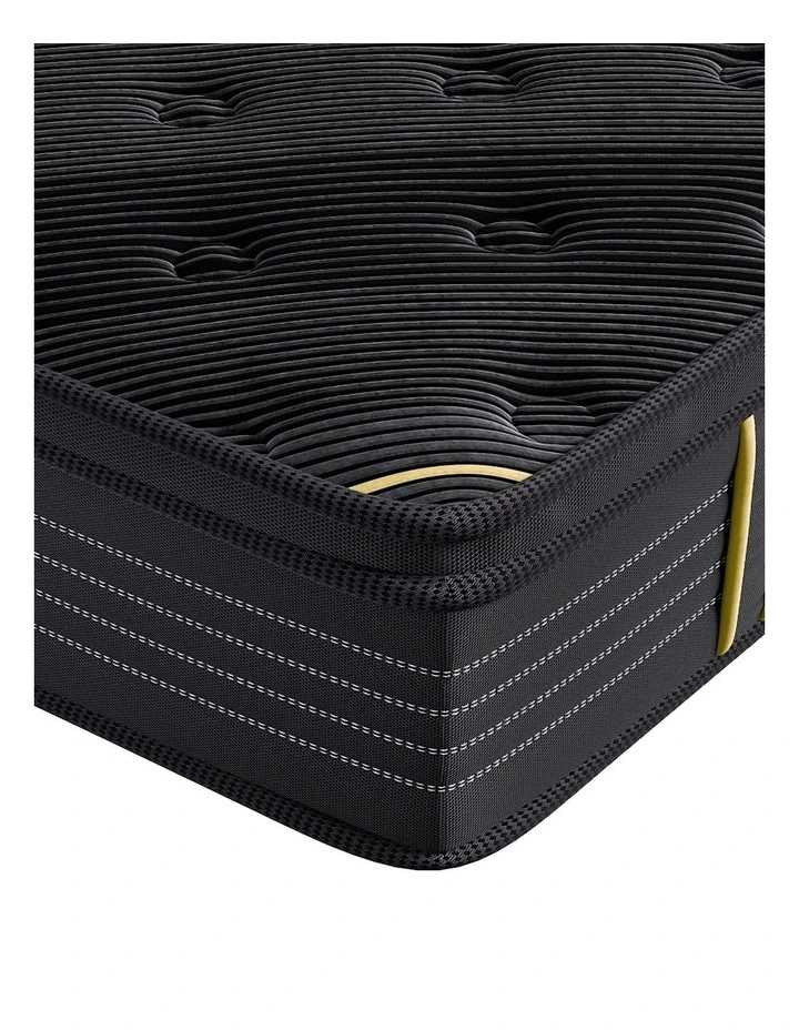 Bamboo Euro Top Bed Spring Mattress 35cm in Black image 6