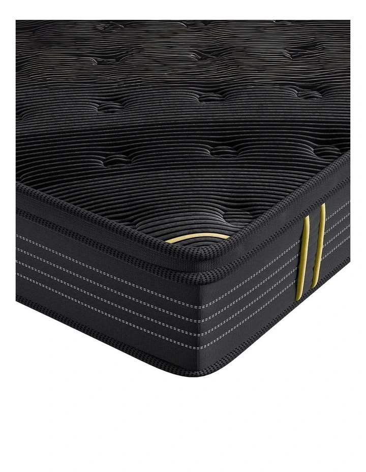 Bamboo Euro Top Bed Spring Mattress 35cm in Black image 6