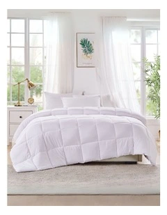 All Season Bamboo Winter Summer Quilt Cover in White
