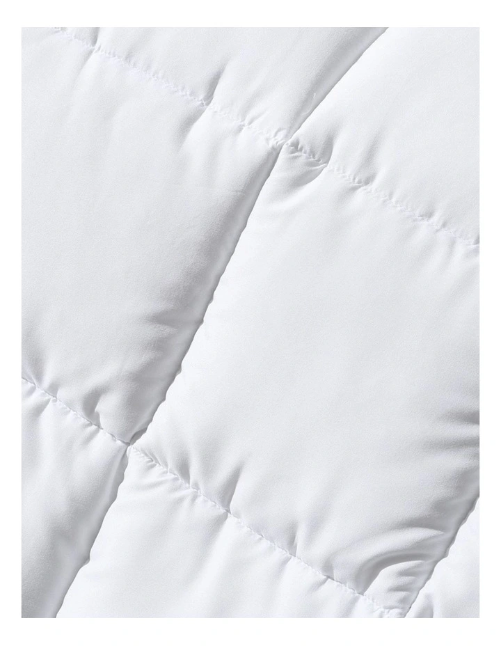 All Season Bamboo Winter Summer Quilt Cover in White image 4