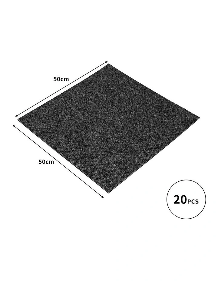 Commercial Carpet Tiles 50X50cm in Dark Grey image 3