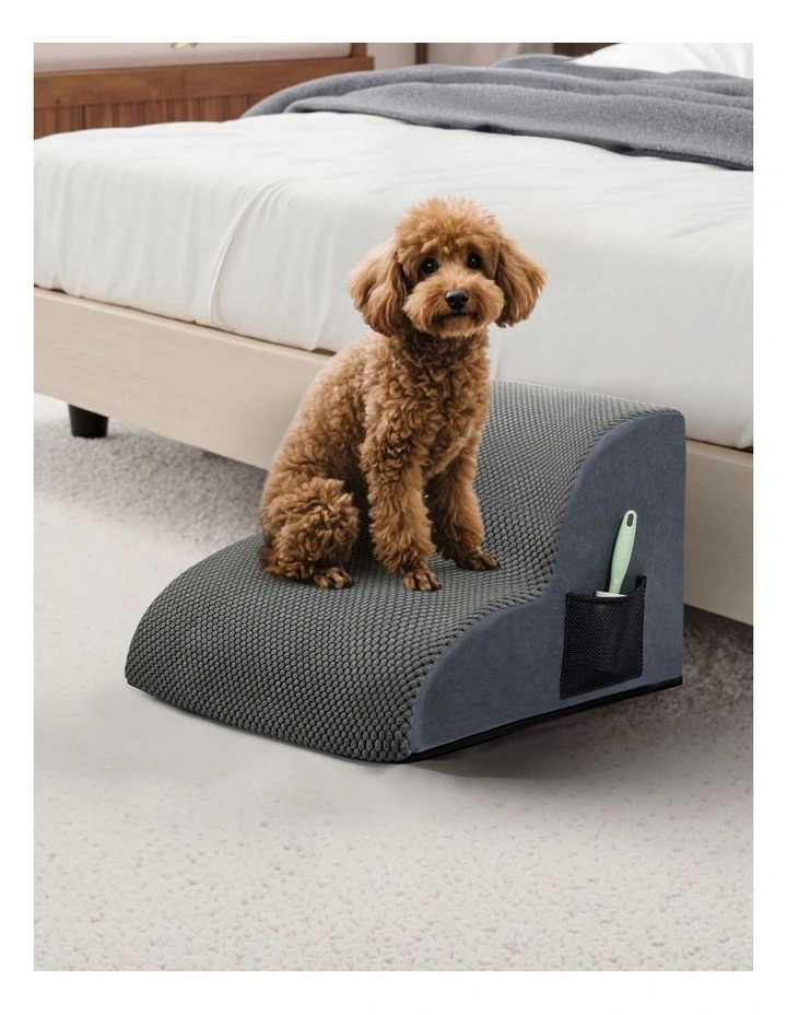 Dog Ramp Pet Stairs in Grey image 2