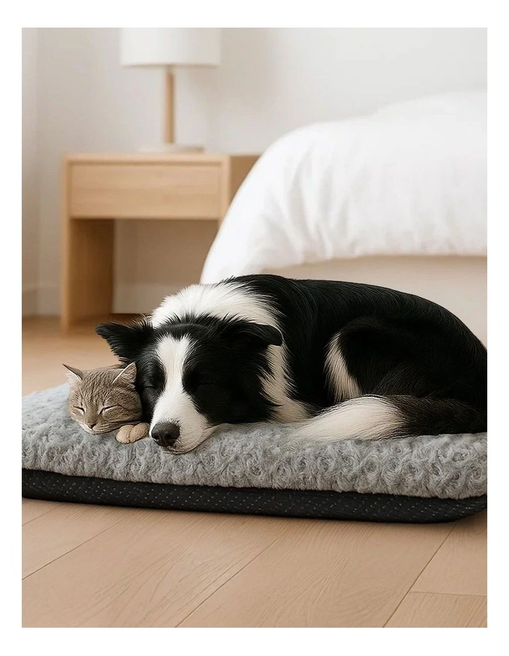 Comfy Mattress Dog Pet Bed in Grey image 2