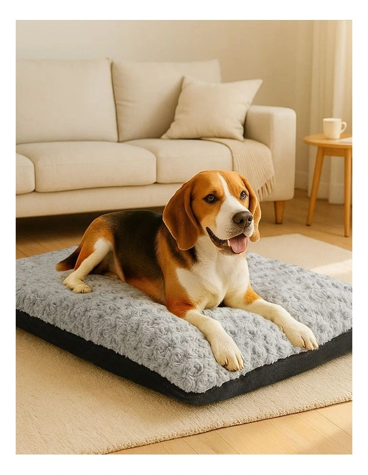 Comfy Mattress Dog Pet Bed in Grey image 7