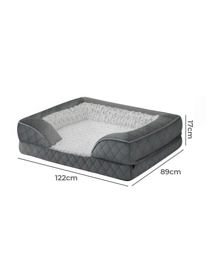 Orthopedic Dog Bed XLL in Grey image 3